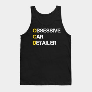 Car Detailing Car Wash Tee For Car Detailer Polisher Tank Top